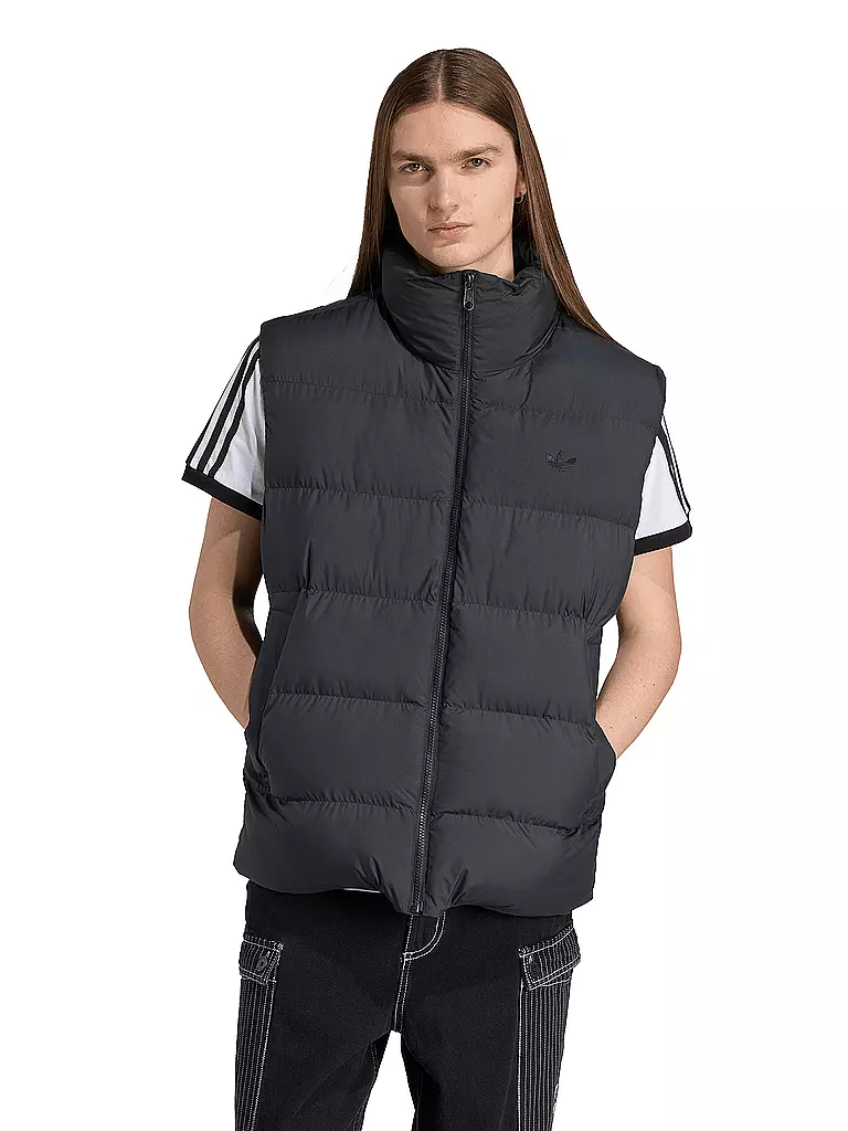 ADIDAS ORIGINALS | Steppgilet COMMERCIAL | Negro