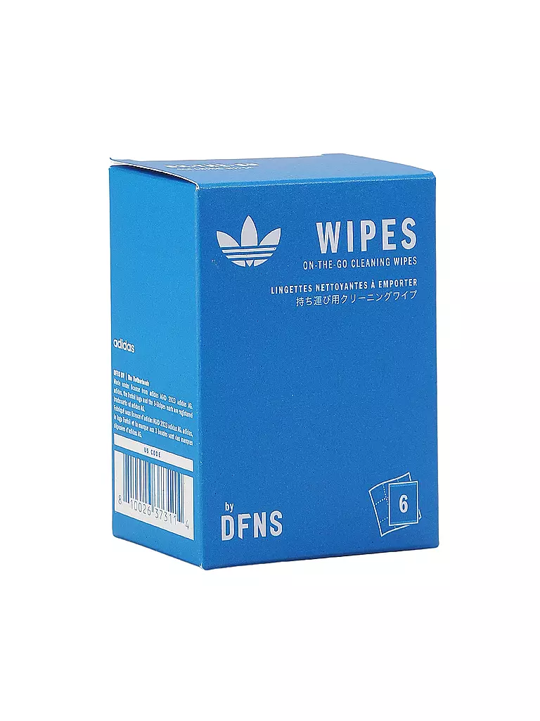 ADIDAS ORIGINALS | Toallitas de limpieza para zapatillas, paquete de 6 | Blanco