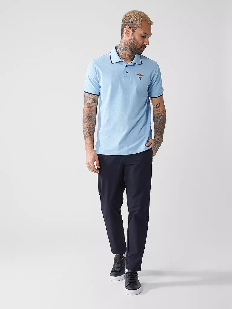 AERONAUTICA MILITARE | Poloshirt | Azul claro