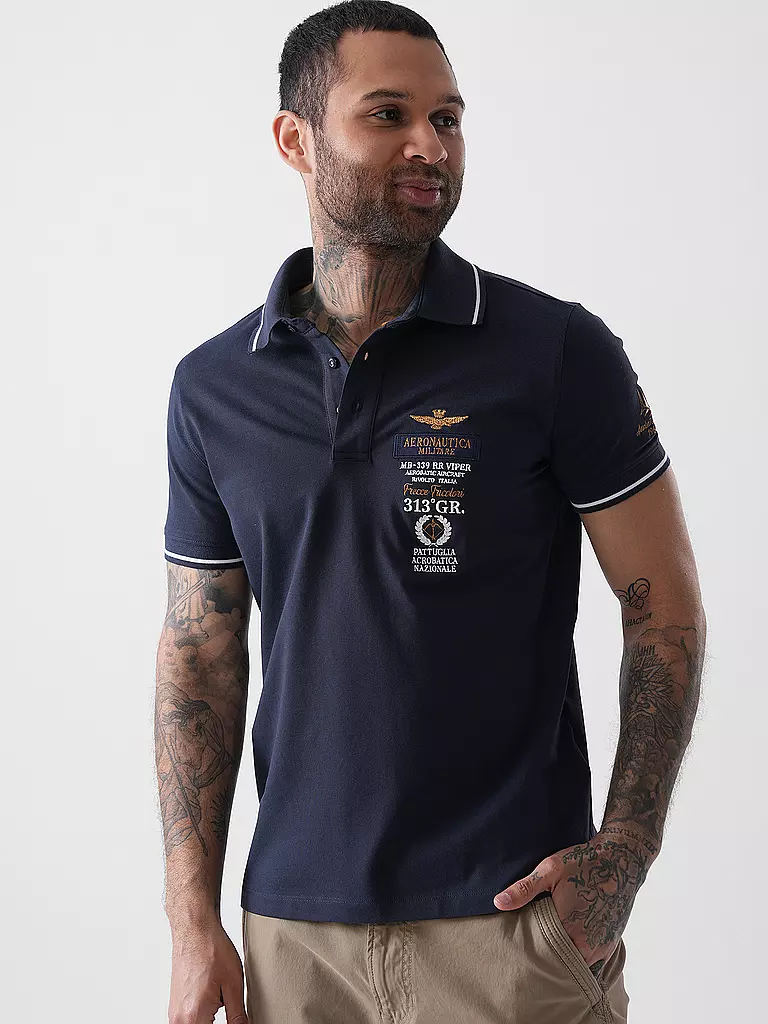 AERONAUTICA MILITARE | Poloshirt | Azul oscuro