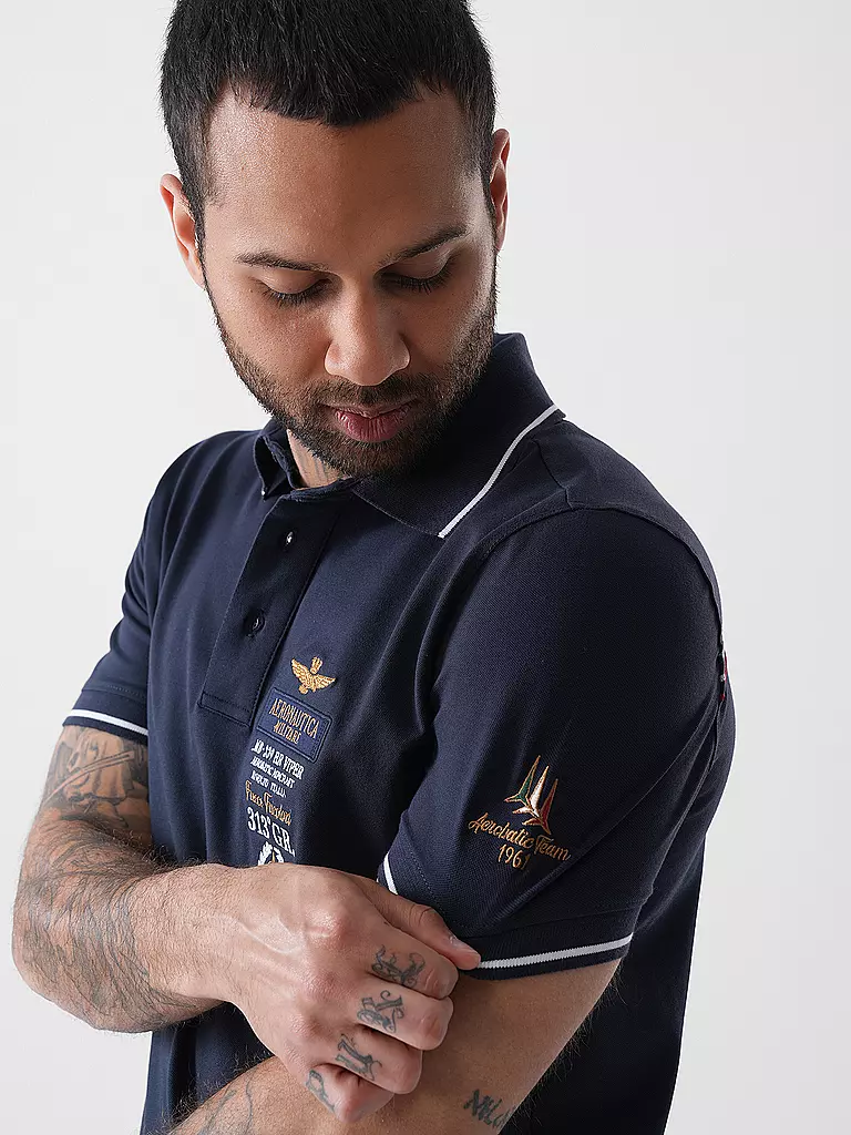 AERONAUTICA MILITARE | Poloshirt | Azul oscuro