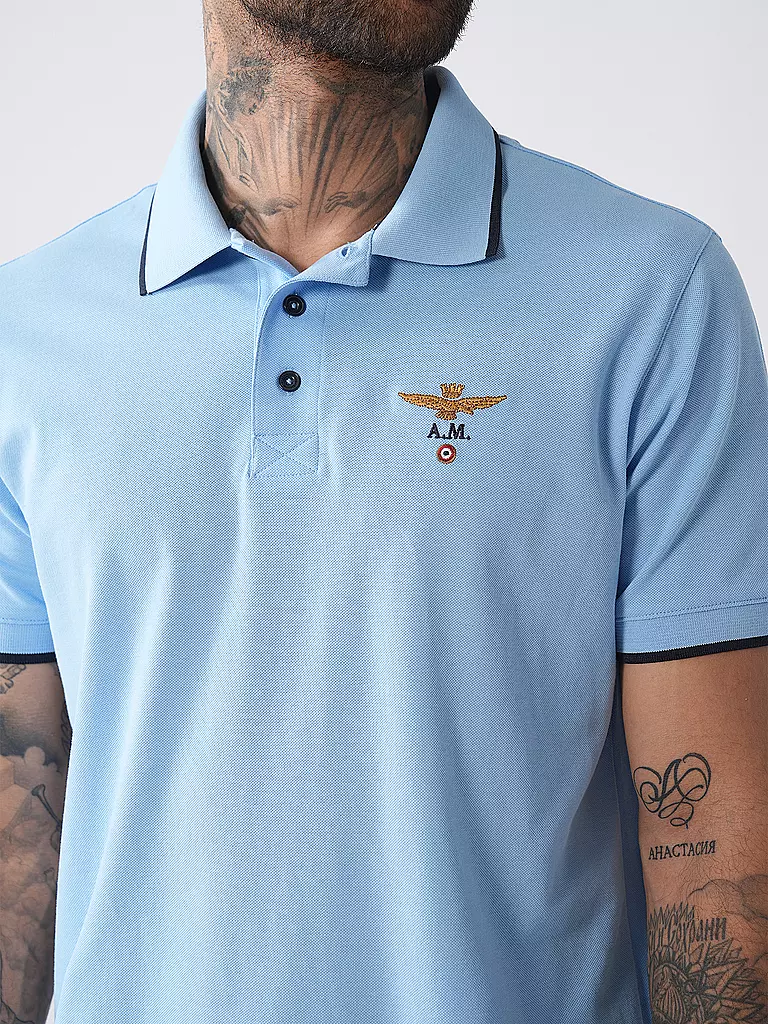 AERONAUTICA MILITARE | Poloshirt | Azul claro