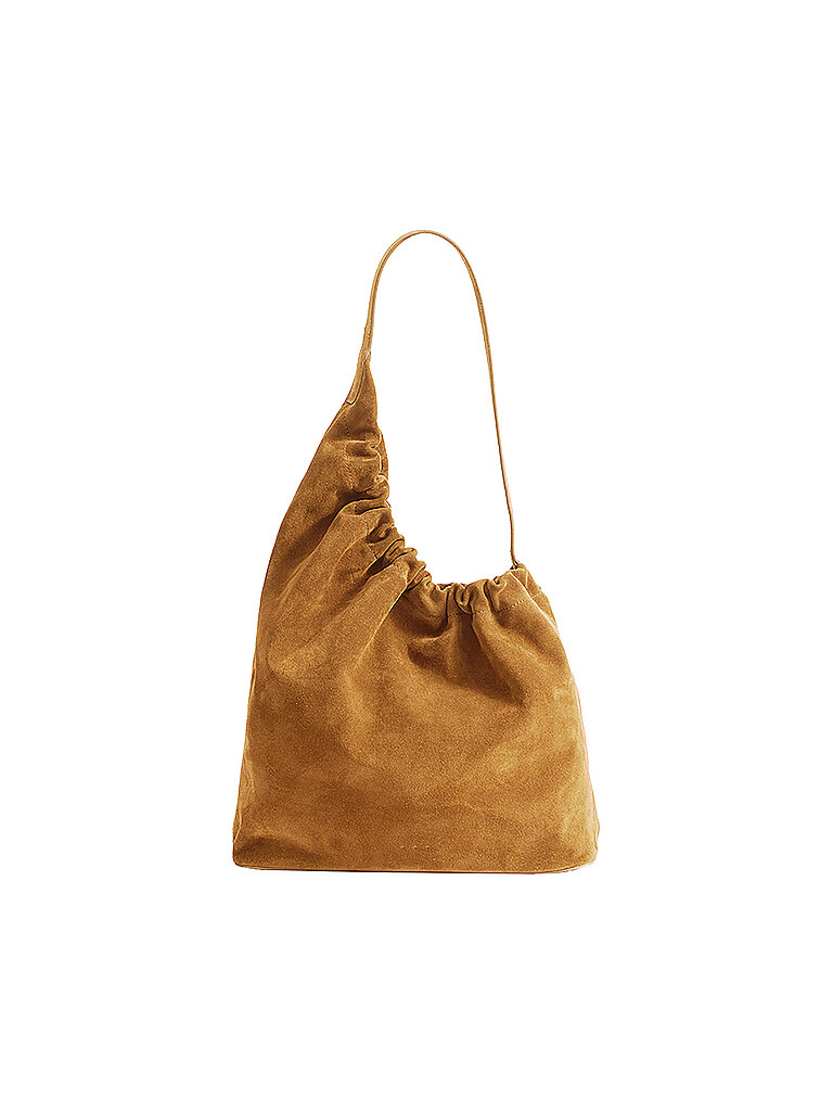 Aesther Ekme Bolso de piel - Hobo Bag DEMI LUNE CLOUD camel