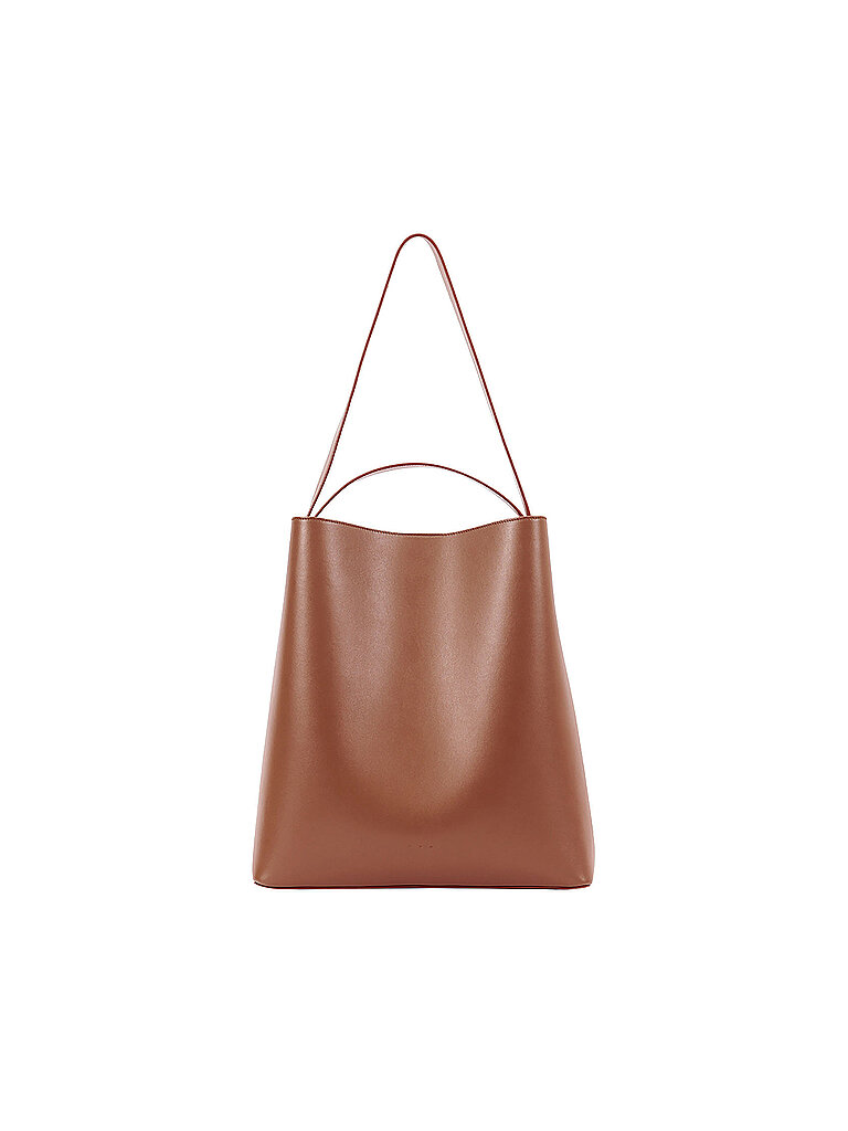 Bolso de cuero - Bolso bombonera SAC camel
