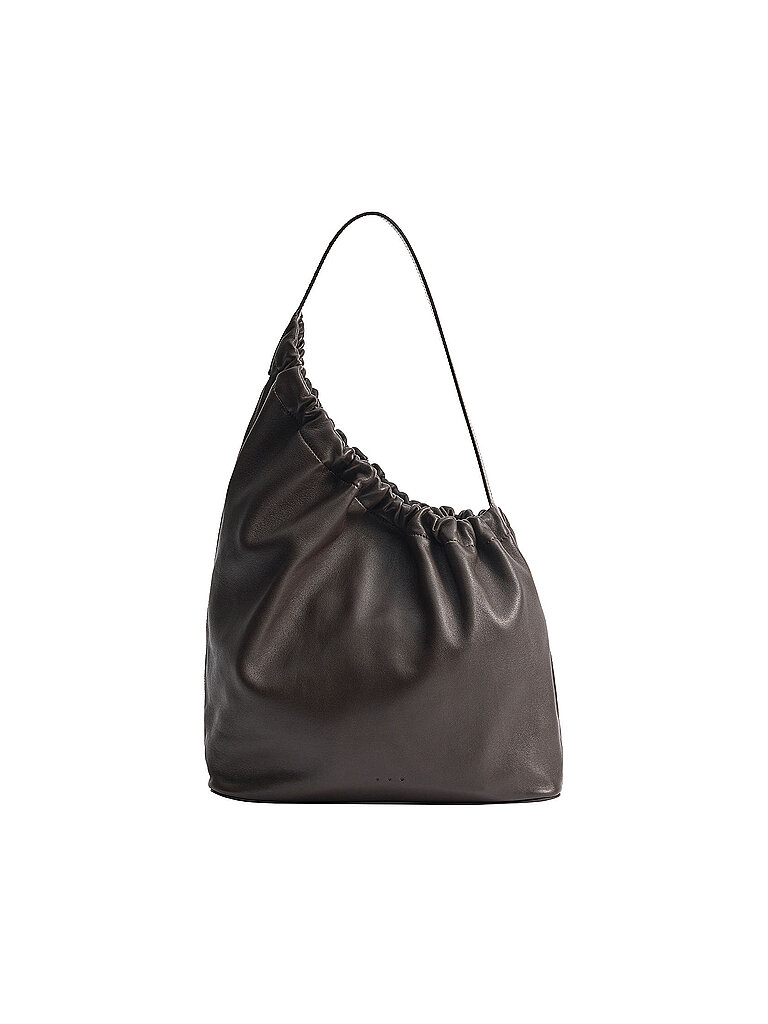 Aesther Ekme Bolso de piel - Hobo Bag DEMI LUNE CLOUD marrón
