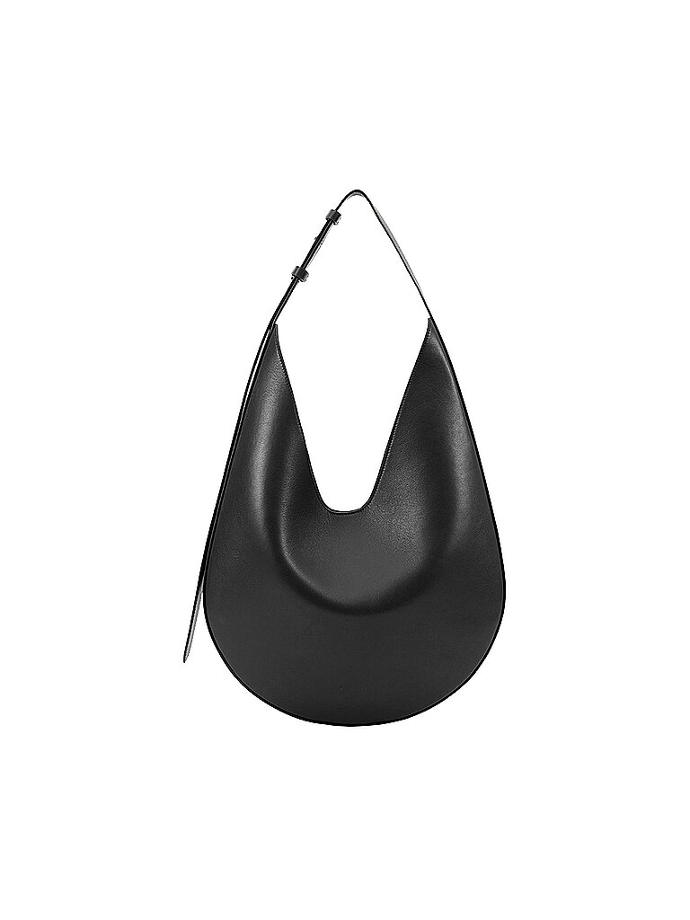 Aesther Ekme Bolso de cuero - Bolso Hobo HOBO negro