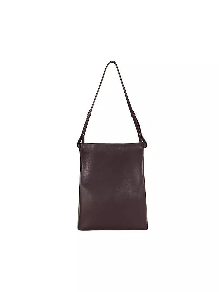 AESTHER EKME | Ledertasche - Hobo SWAY TOTE | Rojo oscuro