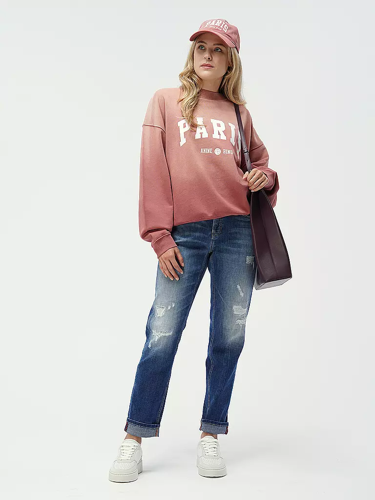 AESTHER EKME | Ledertasche - Hobo SWAY TOTE | Rojo oscuro