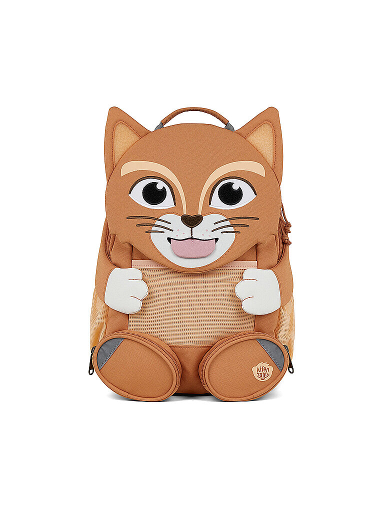 Affenzahn Mochila infantil Grandes Amigos - Gato marrón