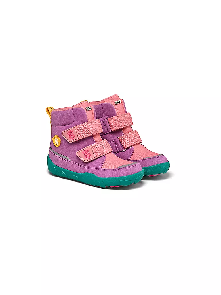 AFFENZAHN | Botas de invierno para niños VEGAN COMFY Búho | pink