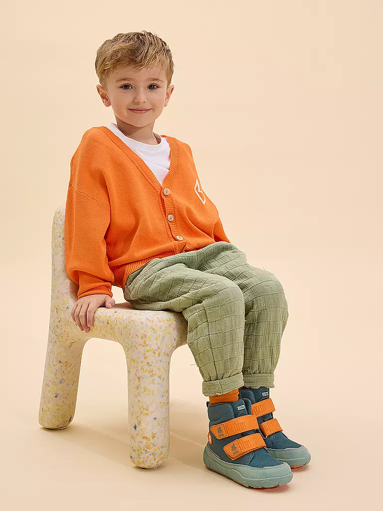 AFFENZAHN | Botas de invierno para niños VEGAN COMFY Hase | hellblau