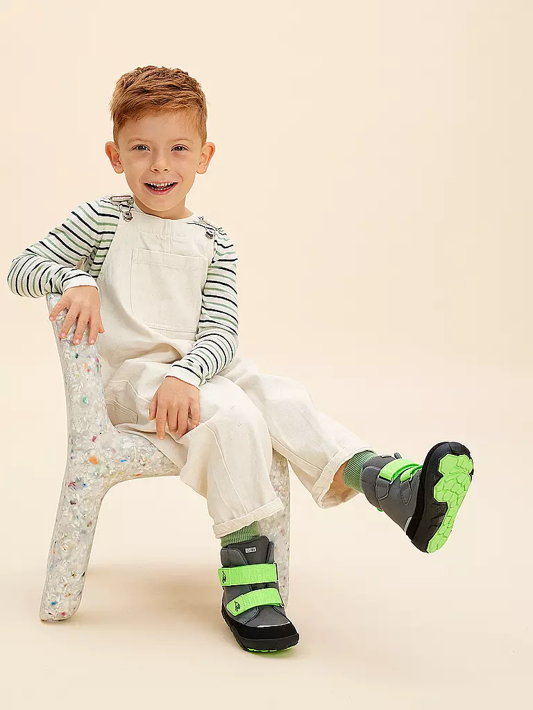 AFFENZAHN | Botas de invierno para niños VEGAN COMFY Panther | schwarz