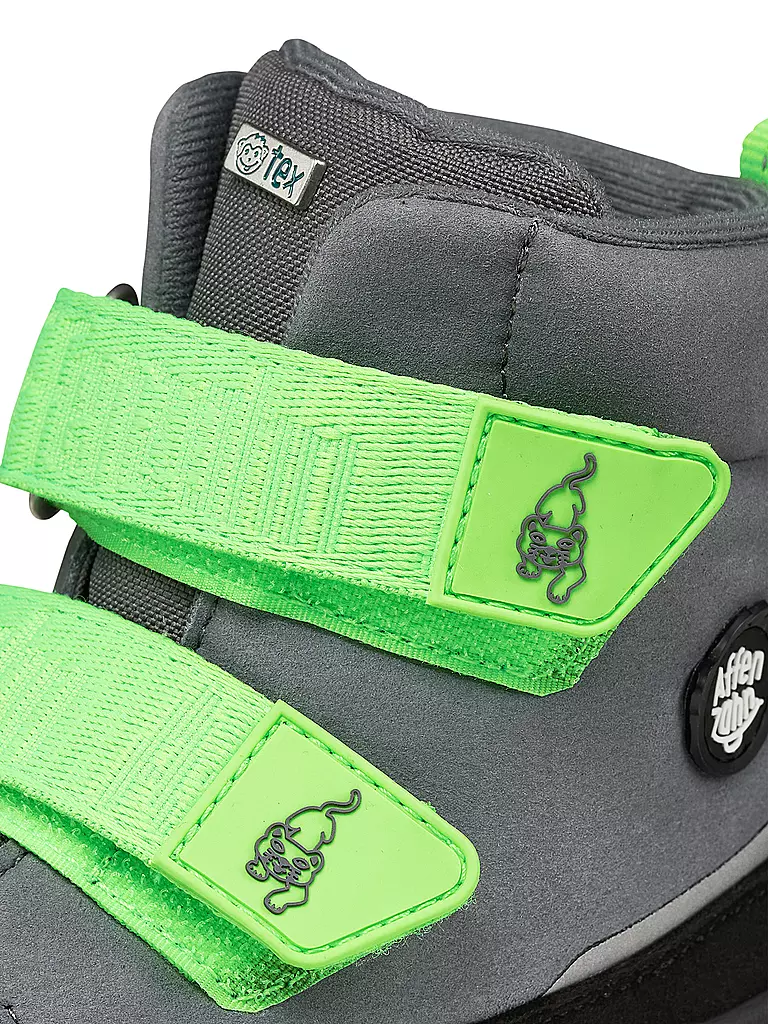 AFFENZAHN | Botas de invierno para niños VEGAN COMFY Panther | schwarz
