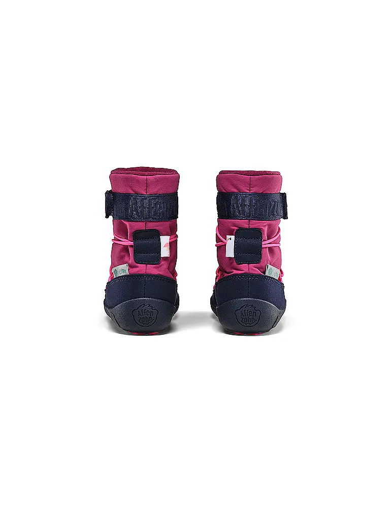 AFFENZAHN | Botas de invierno para niños VEGAN SNOWY Flamingo | 