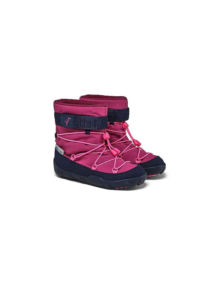 AFFENZAHN | Botas de invierno para niños VEGAN SNOWY Flamingo | 