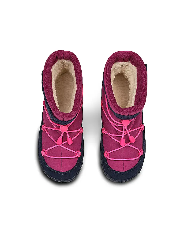 AFFENZAHN | Botas de invierno para niños VEGAN SNOWY Flamingo | 