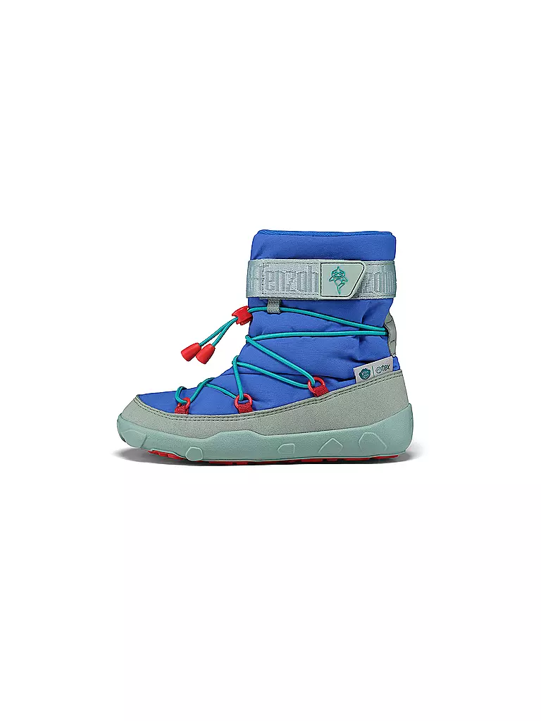 AFFENZAHN | Botas de invierno para niños VEGAN SNOWY Hai | blau