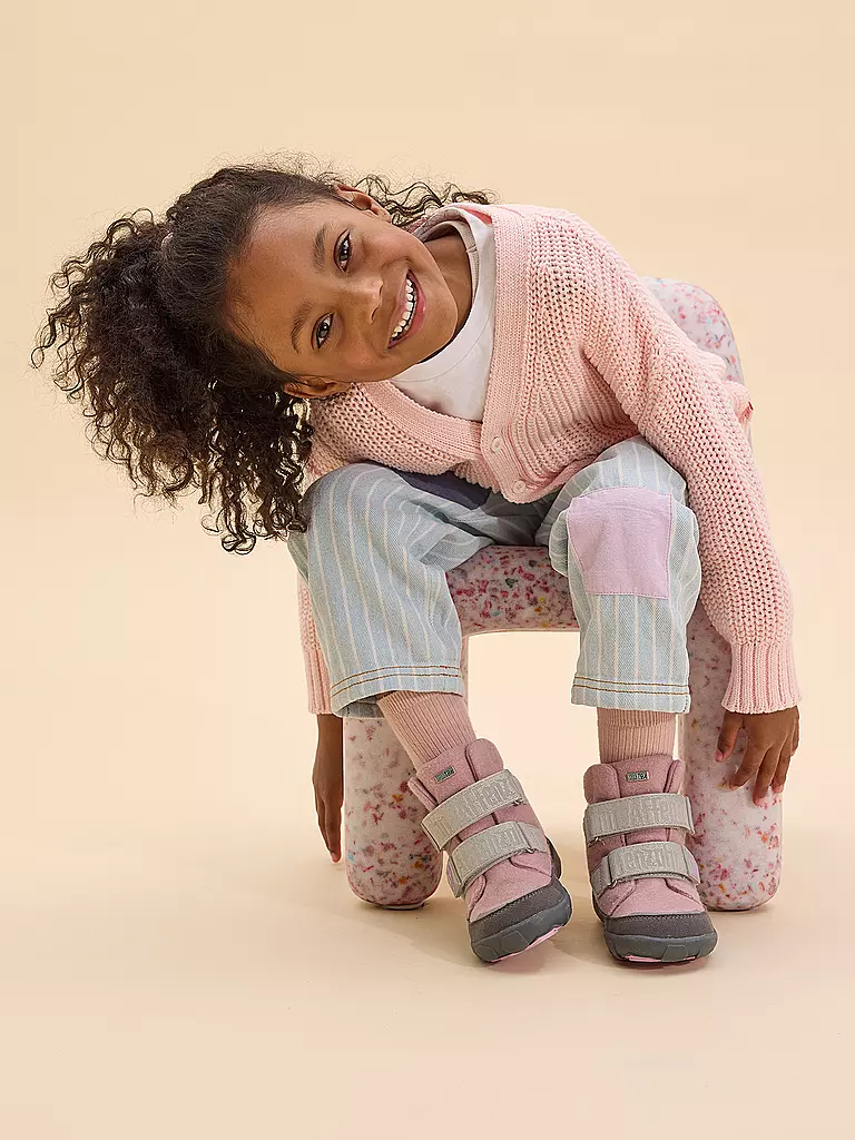 AFFENZAHN | Botas de invierno para niños WOLLE COMFY Koala | rosa