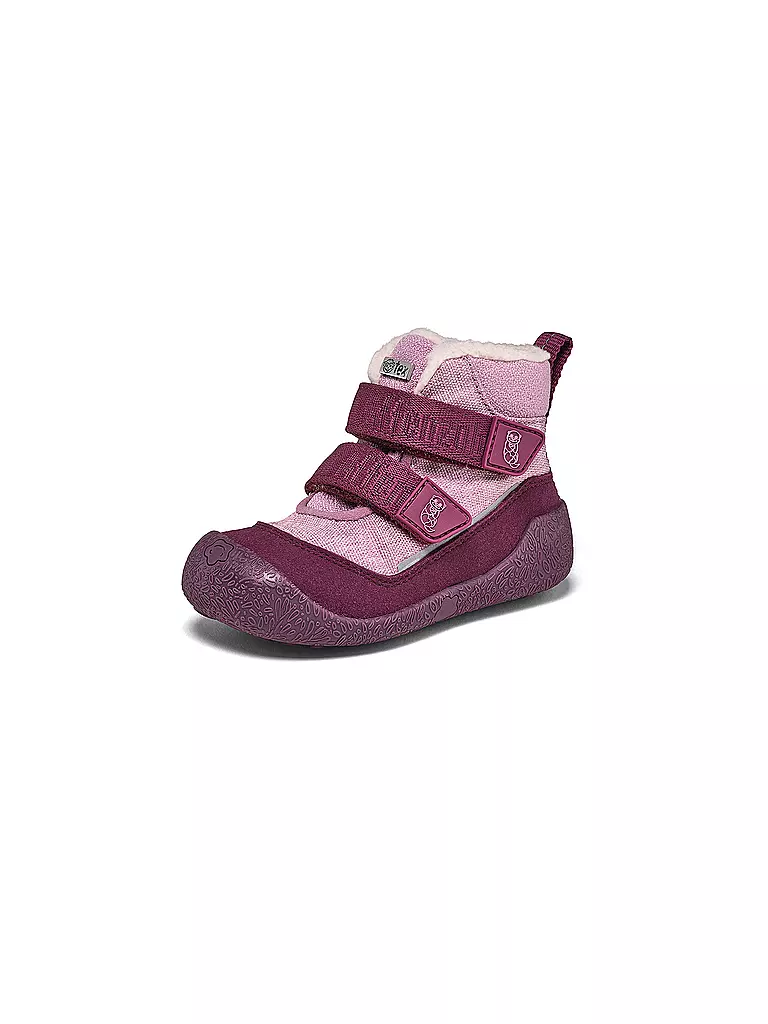 AFFENZAHN | Botas de invierno para primeros pasos VEGAN SNUGGY Nutria | Rosa