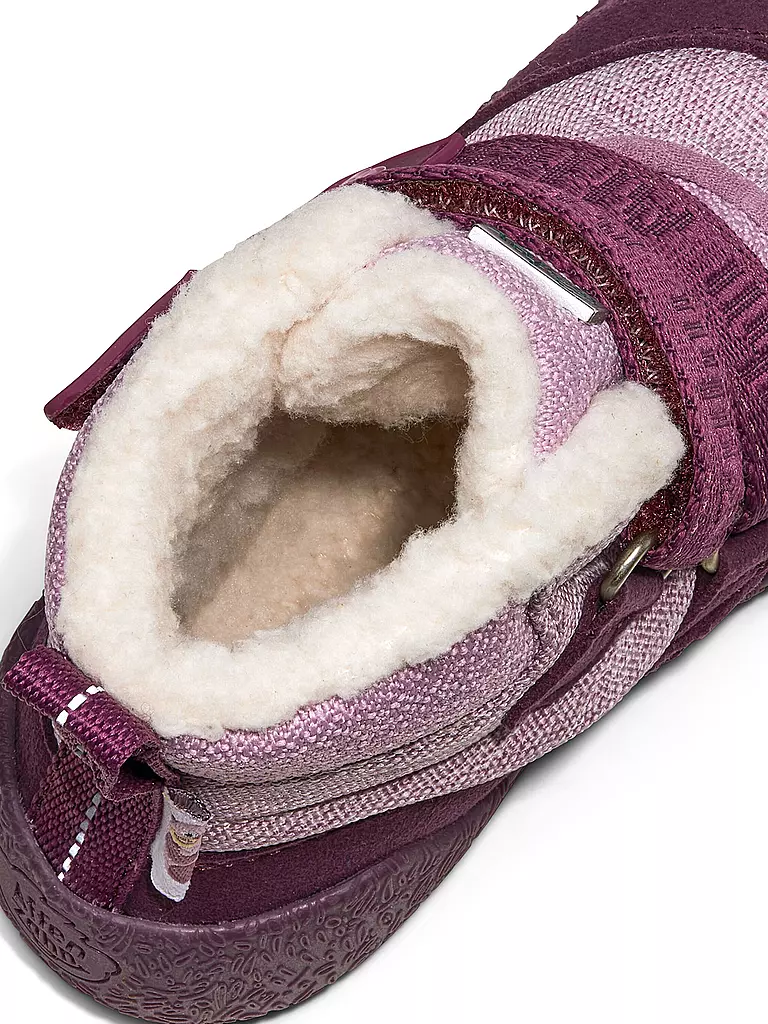 AFFENZAHN | Botas de invierno para primeros pasos VEGAN SNUGGY Nutria | Rosa