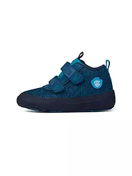 AFFENZAHN | Zapatos descalzos para niños - Zapatos de transición KNIT HAPPY Conejo | Azul oscuro