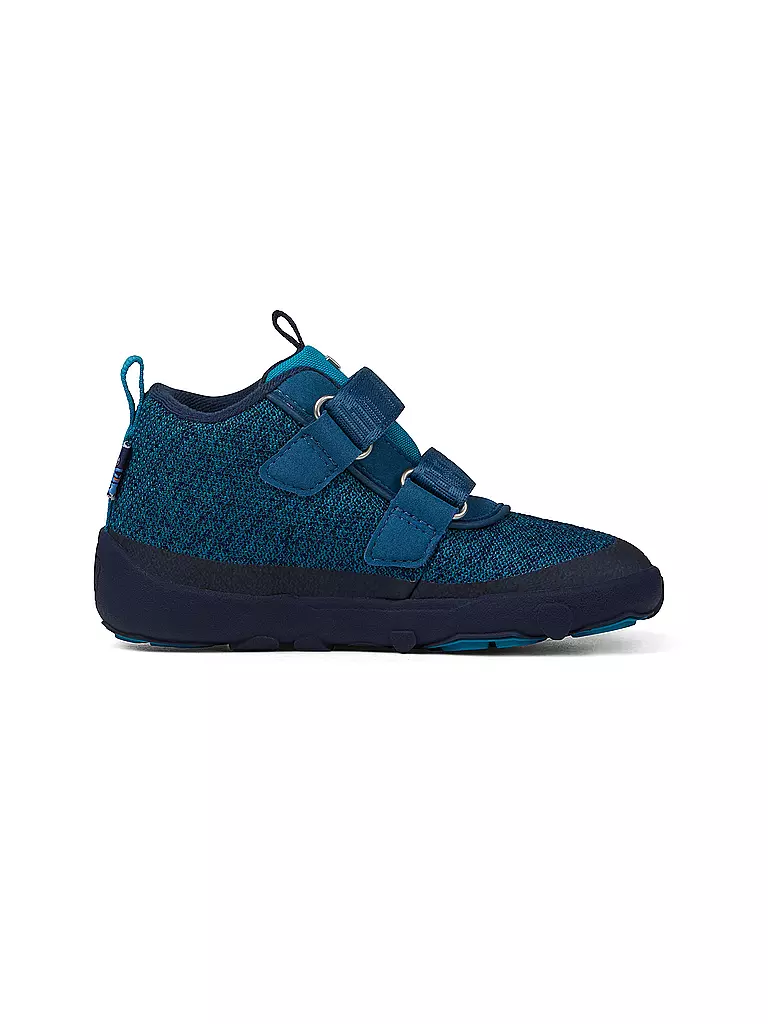 AFFENZAHN | Kinder Barfußschuhe - Übergangsschuh KNIT HAPPY Bär | Azul oscuro