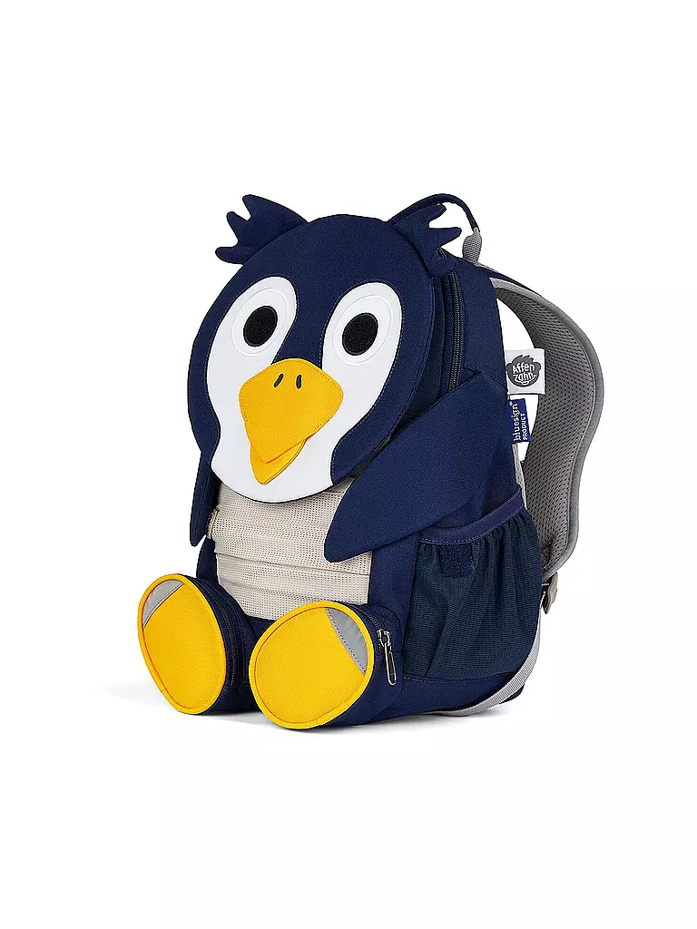 AFFENZAHN | Kinder Rucksack Große Freunde - Pinguin | Azul oscuro