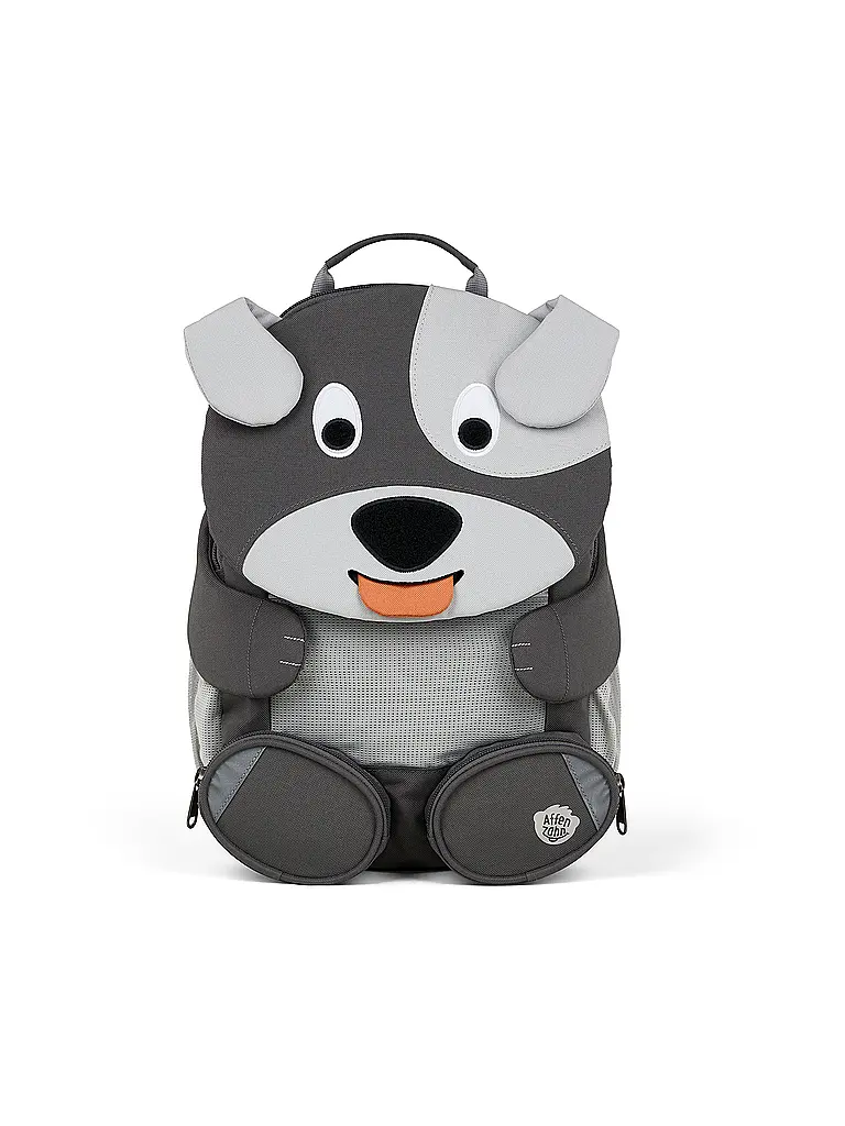 AFFENZAHN | Mochila infantil Gran Amigo - Perro | grau