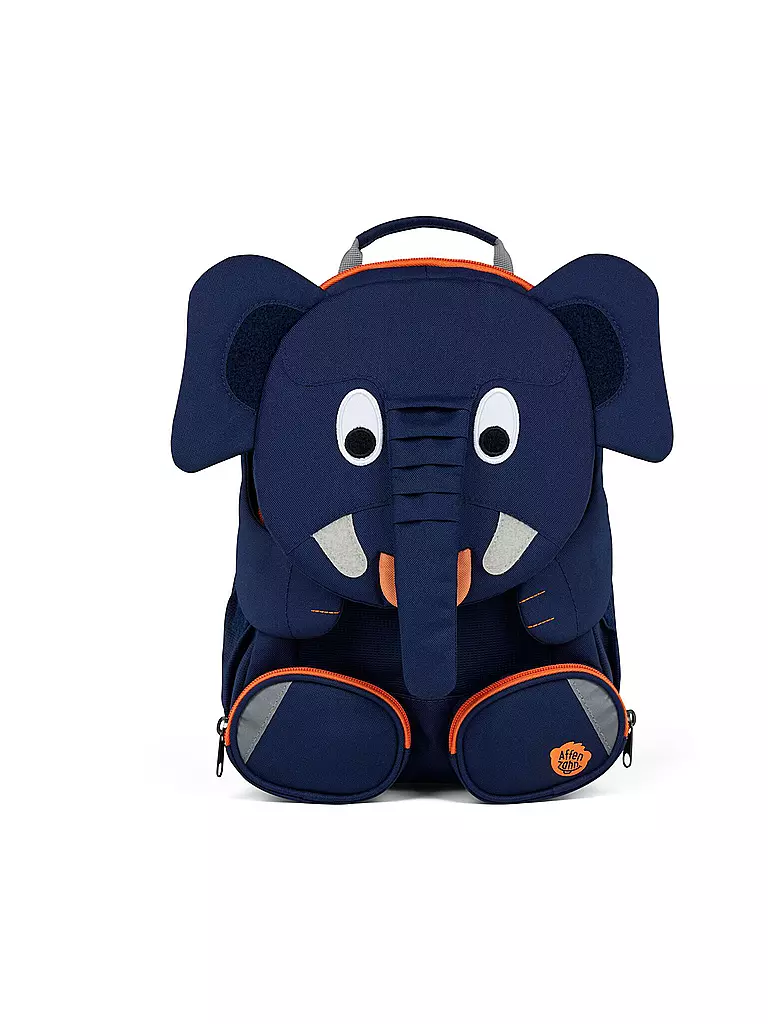 AFFENZAHN | Mochila infantil Grandes Amigos - Elefante | Azul oscuro