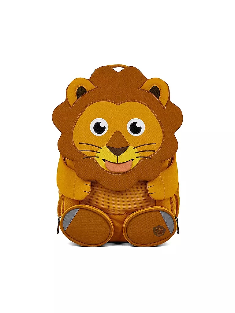 AFFENZAHN | Mochila infantil Grandes Amigos - León | orange