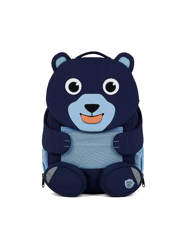 AFFENZAHN | Mochila infantil Grandes Amigos - Oso | Azul oscuro