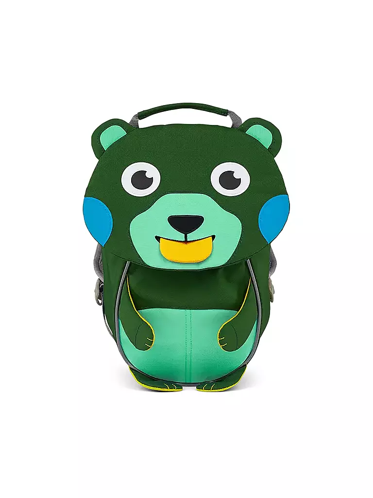 AFFENZAHN | Mochila infantil Oso Creativo | Verde oscuro