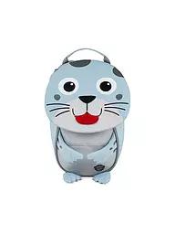 AFFENZAHN | Mochila infantil Pequeños Amigos - Foca | Azul claro