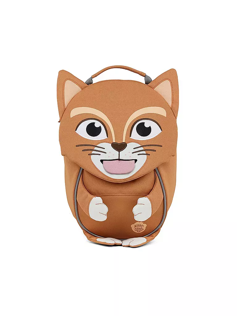 AFFENZAHN | Mochila infantil Pequeños Amigos - Gato | braun