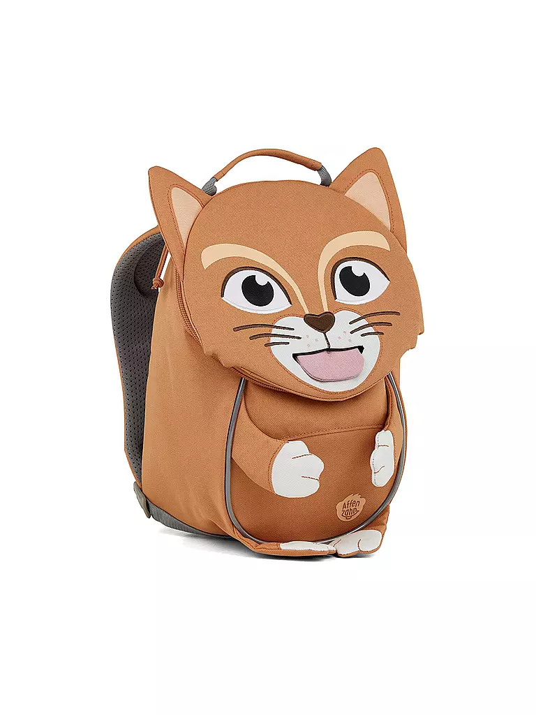 AFFENZAHN | Mochila infantil Pequeños Amigos - Gato | braun