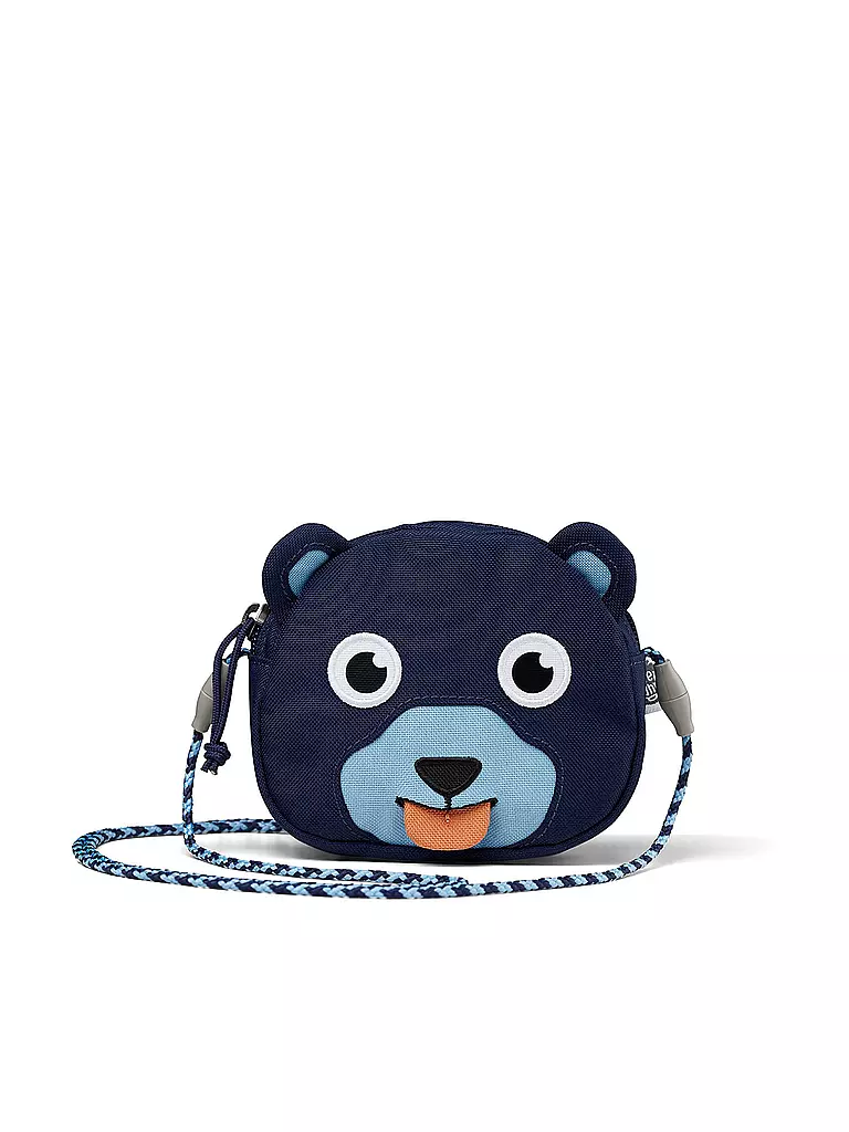 AFFENZAHN | Monedero infantil OSO | Azul oscuro