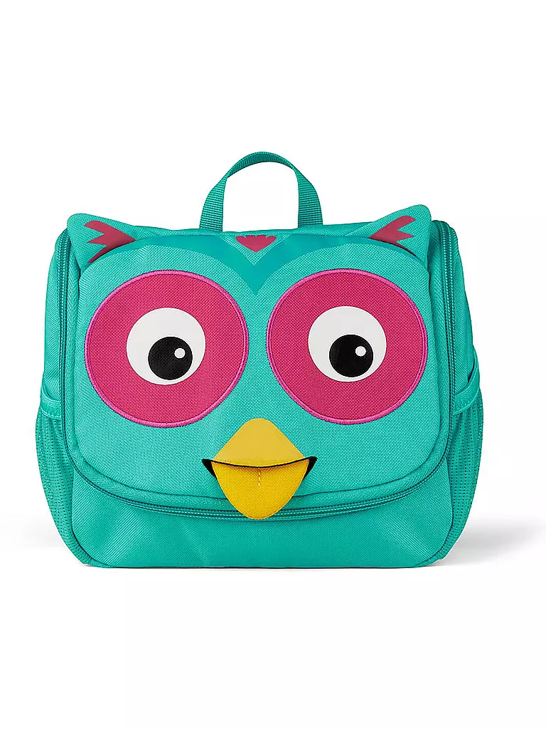 AFFENZAHN | Neceser infantil Búho | Turquesa