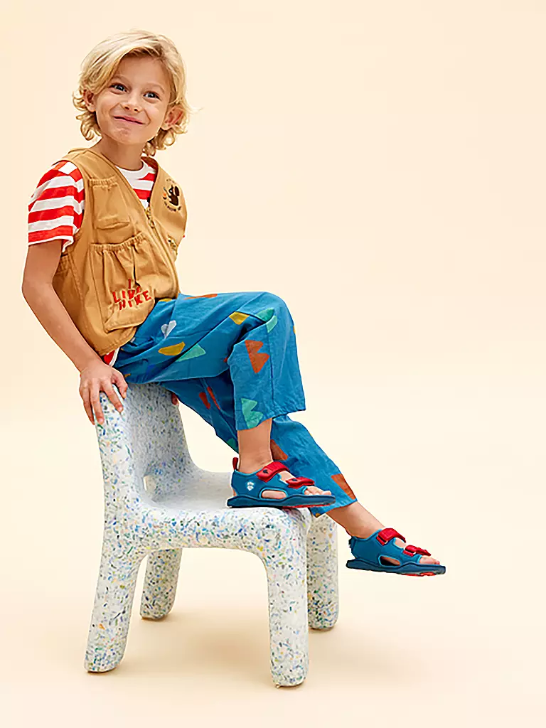 AFFENZAHN | Sandalias AIRY Hai para niños | Azul