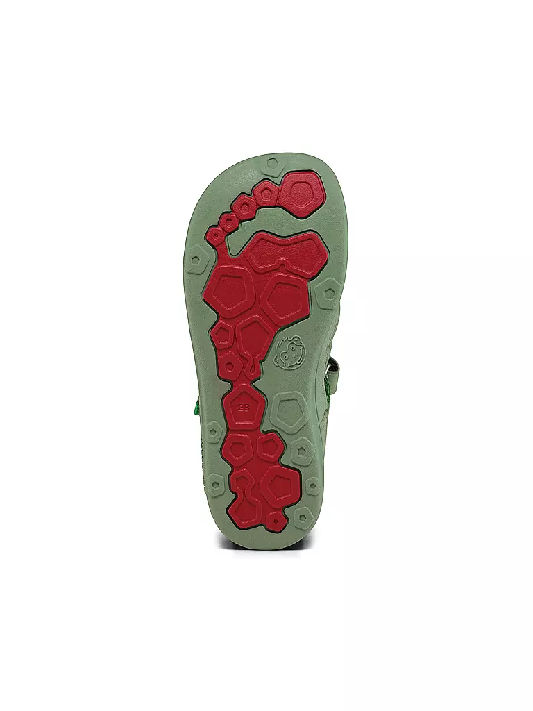 AFFENZAHN | Sandalias infantiles BREEZY FROSCH | grün