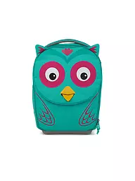 AFFENZAHN | Trolley infantil "Amigo de viaje - Eluise la lechuza" | Turquesa