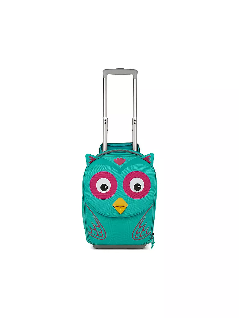 AFFENZAHN | Trolley infantil "Amigo de viaje - Eluise la lechuza" | türkis