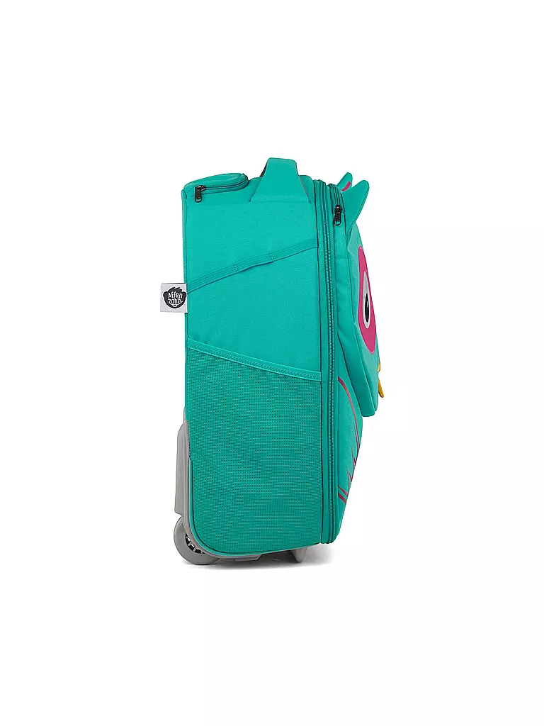 AFFENZAHN | Trolley infantil "Amigo de viaje - Eluise la lechuza" | türkis