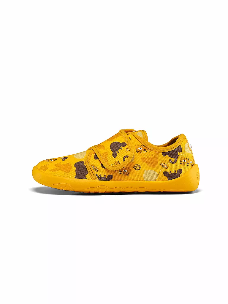 AFFENZAHN | Zapatillas de estar por casa para niños MOVY | Amarillo