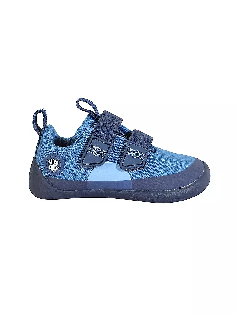 AFFENZAHN | Zapatillas deportivas descalzas para niños COTTON LUCKY Bär | blau