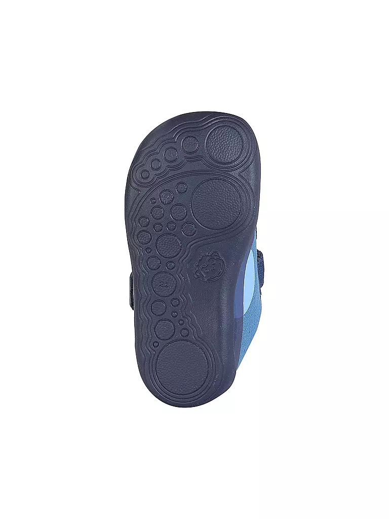 AFFENZAHN | Zapatillas deportivas descalzas para niños COTTON LUCKY Bär | blau