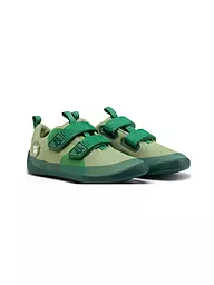 AFFENZAHN | Zapatillas deportivas descalzas para niños COTTON LUCKY Bär | Verde