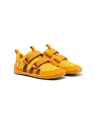 AFFENZAHN | Zapatillas deportivas descalzas para niños COTTON LUCKY Bär | Amarillo