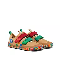 AFFENZAHN | Zapatillas deportivas descalzas para niños COTTON LUCKY Vogel | Beige