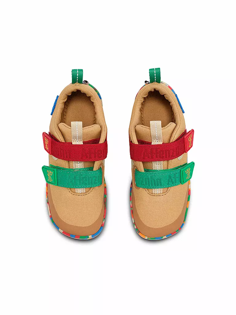 AFFENZAHN | Zapatillas deportivas descalzas para niños COTTON LUCKY | Beige