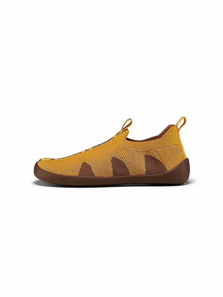AFFENZAHN | Zapatos descalzos para niños - Zapatillas KNIT HAPPY Flinky Tiger | Amarillo